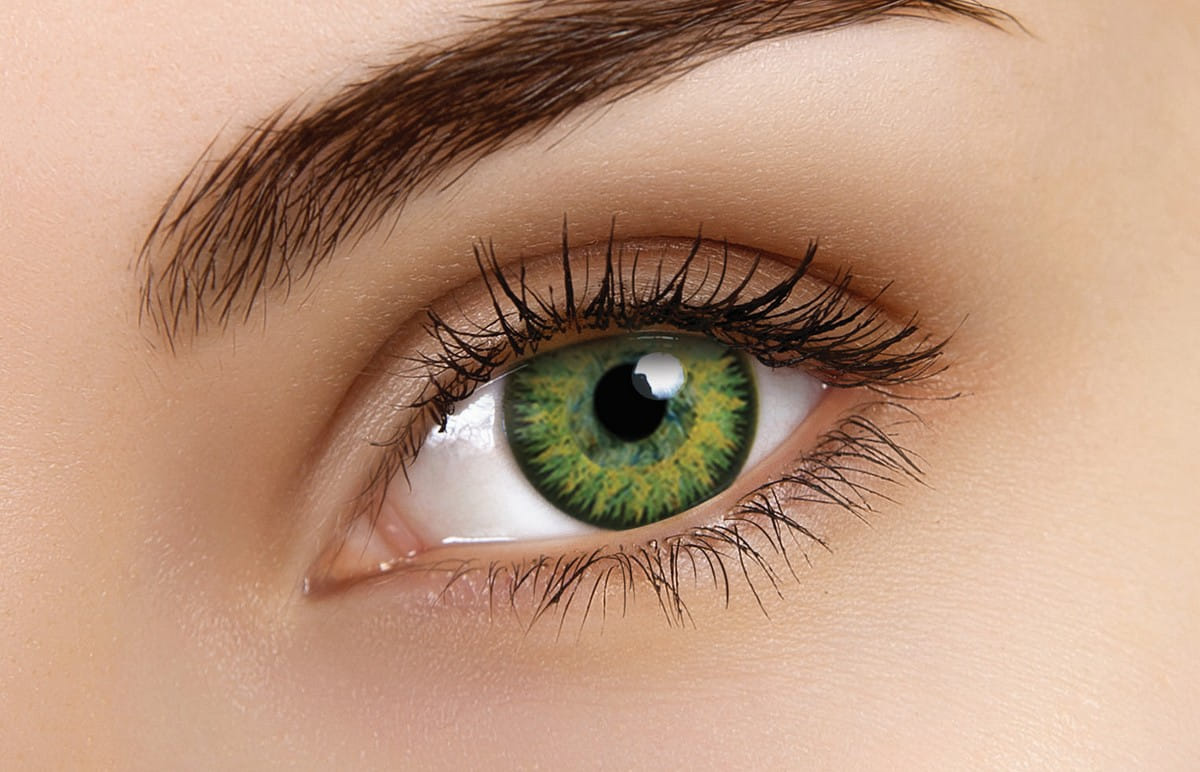 ColourVUE Glamour Green Coloured Contact Lenses